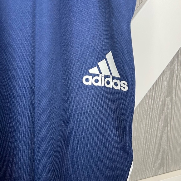 133. NWT Adidas Aeroready Sereno Slim Tapered-Cut Pants Blue 4X - Picture 3 of 11